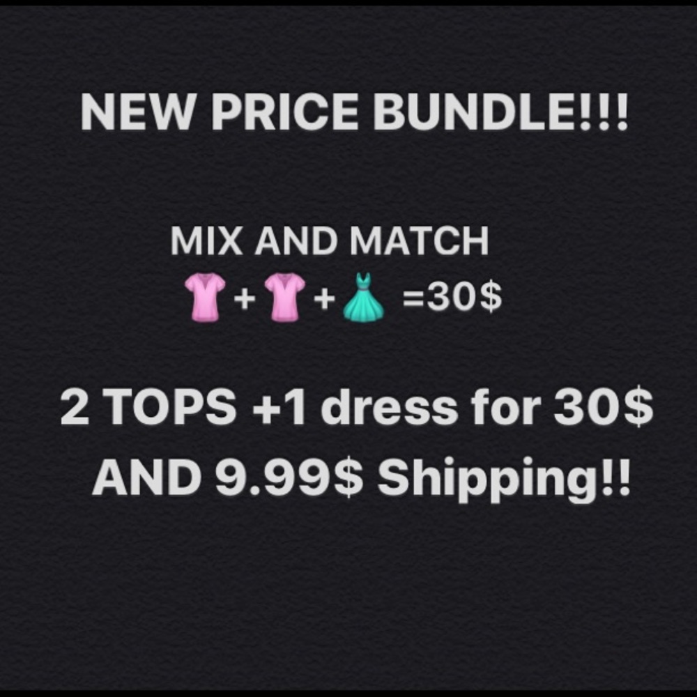 👚+👚+👗=30$